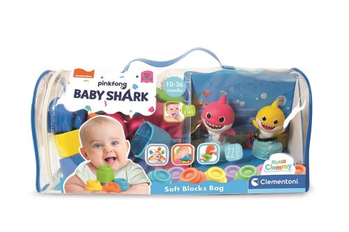 Clemmy - Baby Shark játékszett karakterekkel, táskában