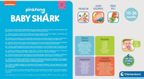 Clemmy - Baby Shark játékszett karakterekkel, táskában