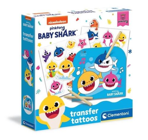 Clementoni Baby Shark Tetováló készlet