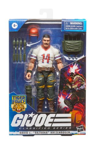 G.I. Joe/Gi Joe Classified 2023 Tiger Force: David L. Bazooka Katzenbogen 15cm Figura