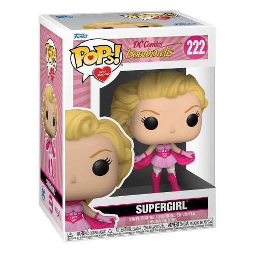 Funko POP! DC Comics Heroes BC Awareness - Bombshell Supergirl 9cm Figura