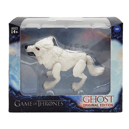 Game of Thrones  Trónok Harca Ghost Szellem (Wolf) Farkas Figura 8 cm Új, Bontatlan