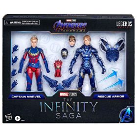 Marvel Legends Avengers: Endgame Captain Marvel Rescue Armor Figura Szett 15cm