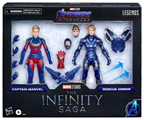 Marvel Legends Avengers: Endgame Captain Marvel Rescue Armor Figura Szett 15cm