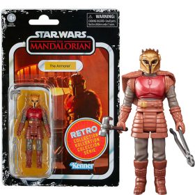 Star Wars The Mandalorian Retro Kollekció 2022 The Armorer 10cm Figura minden kiegészítőjével