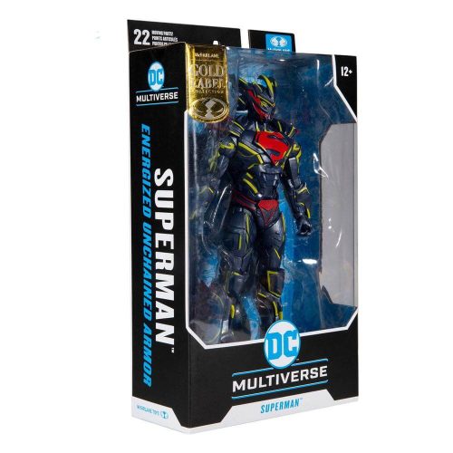 McFarlane DC Multiverse Superman Energized Unchained Armor Figura (Gold Label) 18cm