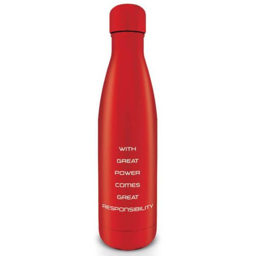 Spider-Man - Pókember Mintázatú Fém Kulacs 500ml