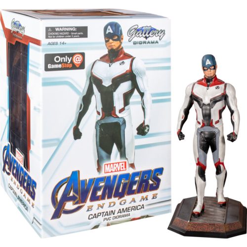 Marvel Avengers Bosszúállók Végjáték Captain America Amerika Kapitány Szobor Figura 23cm Új, Bontatlan