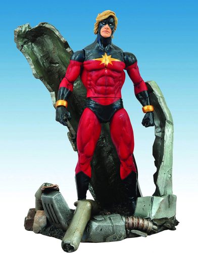 Marvel Select Captain Marvel Figura 18 cm Új, Bontatlan