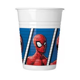 Spiderman Team Up, Pókember műanyag pohár 8 db-os 200 ml