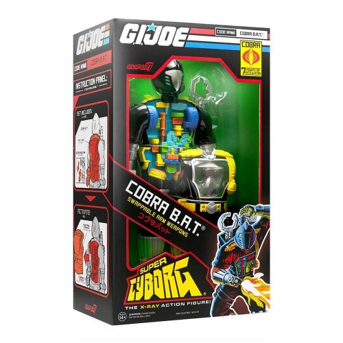 G.I. Joe Super Cyborg Cobra B.A.T. (Original) Akció Figura 28cm